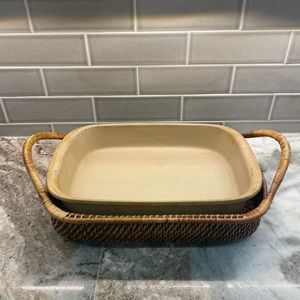 The Pampered Chef Stone rectangle baker